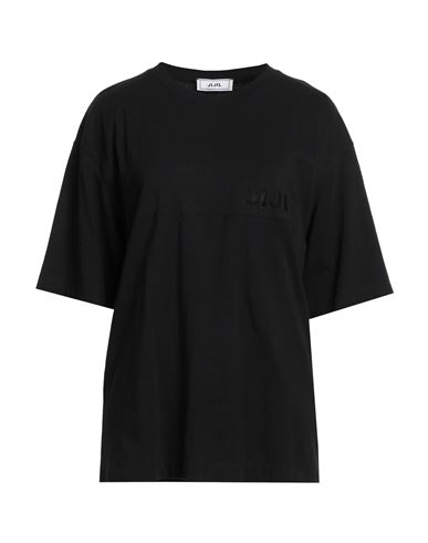Jijil Woman T-shirt Black Size 10 Cotton