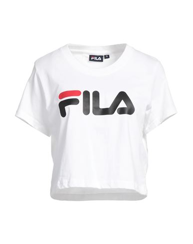 Fila Woman T-shirt White Size Xl Cotton