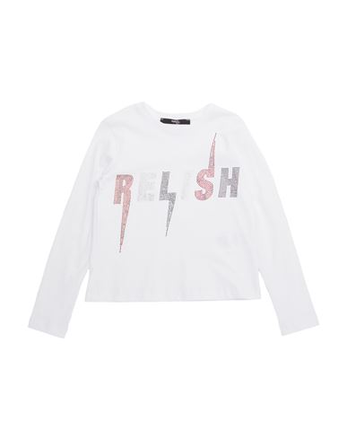 Relish Toddler Girl T-shirt White Size 6 Cotton In White