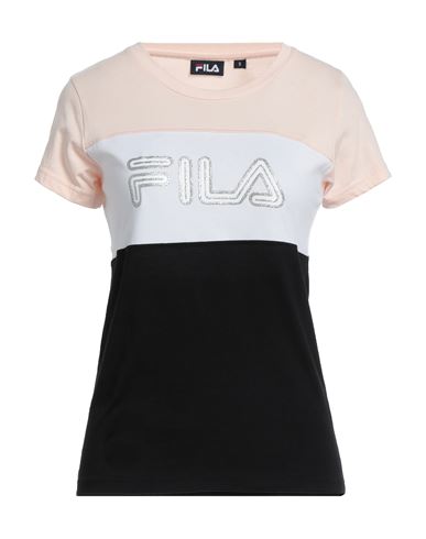 Fila Woman T-shirt Blush Size Xxl Cotton In Pink