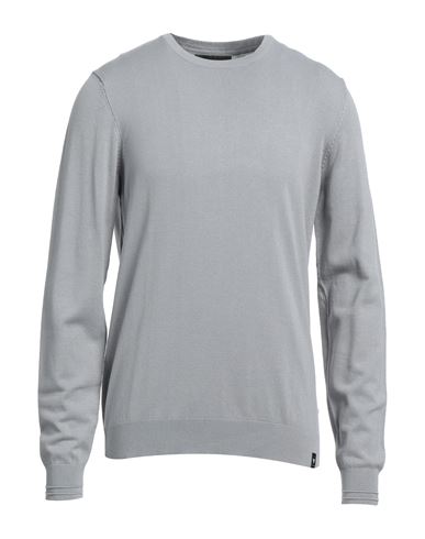 Why Not Brand Man Sweater Grey Size Xxl Viscose, Nylon