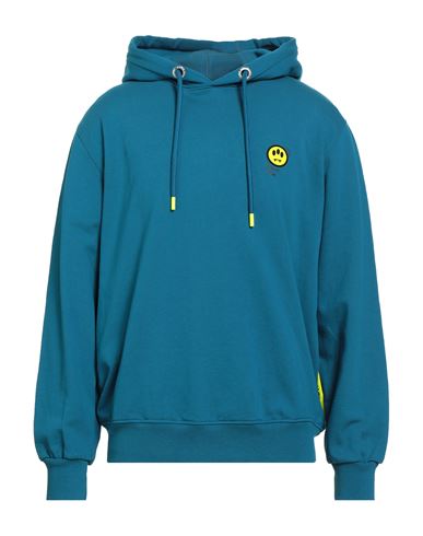 Barrow Man Sweatshirt Deep Teal Size L Cotton In Green