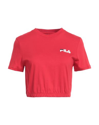 Fila Woman T-shirt Red Size Xxl Cotton