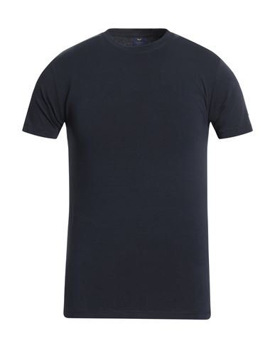 Armata Di Mare Man T-shirt Midnight Blue Size S Cotton, Elastane In Black