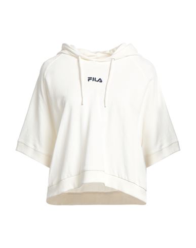 Fila Woman Sweatshirt White Size Xl Cotton