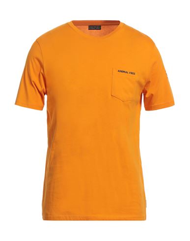 Save The Duck Man T-shirt Orange Size Xl Organic Cotton