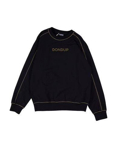 Dondup Babies'  Toddler Boy Sweatshirt Black Size 4 Cotton, Elastane