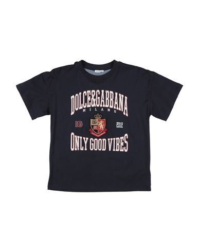 Dolce & Gabbana Babies'  Toddler Boy T-shirt Midnight Blue Size 7 Cotton
