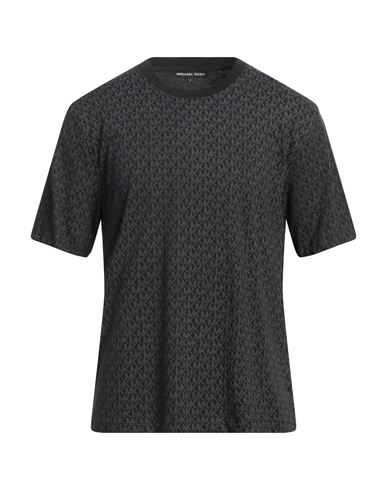 Michael Kors Mens Man T-shirt Black Size Xxl Cotton