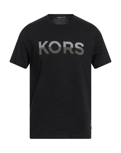 Michael Kors Mens Man T-shirt Black Size 3xl Cotton
