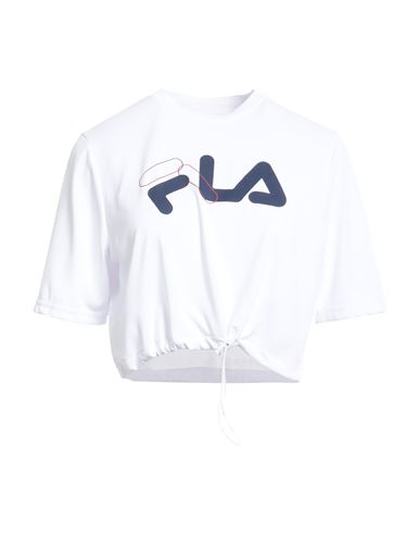 Fila Woman T-shirt White Size Polyester | ModeSens