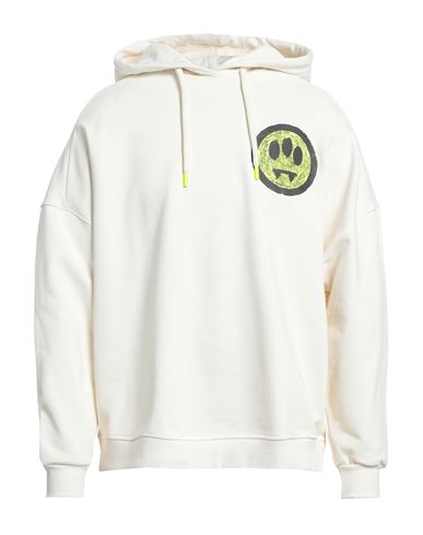 Barrow Man Sweatshirt Ivory Size M Cotton In White