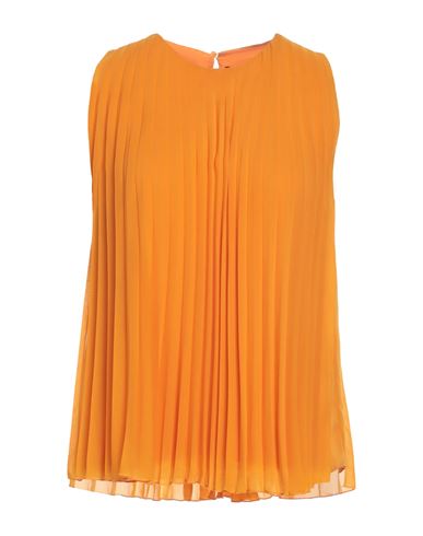 Paule Ka Woman Blouse Orange Size 8 Polyester
