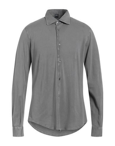 Fedeli Man Shirt Lead Size 50 Cotton In Grey
