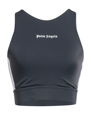Palm Angels Woman Top Steel Grey Size L Polyamide, Elastane, Polyester
