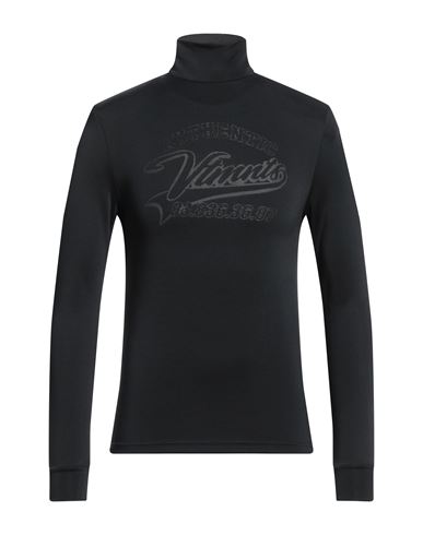 Vtmnts Man T-shirt Black Size L Viscose, Polyamide, Elastane