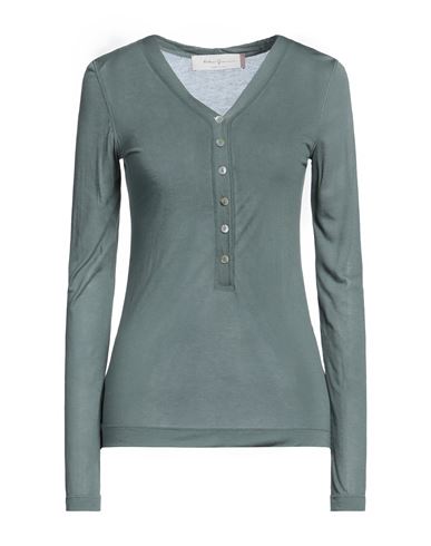 Katia Giannini Woman T-shirt Sage Green Size S Modal, Cashmere