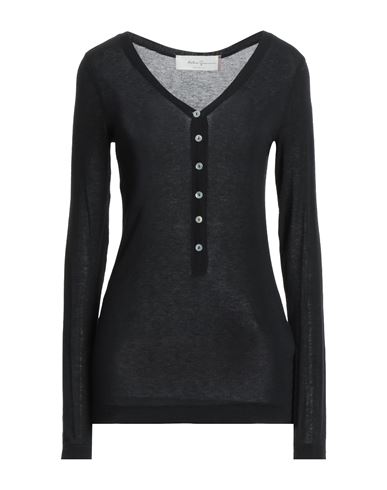 Katia Giannini Woman T-shirt Black Size S Modal, Cashmere