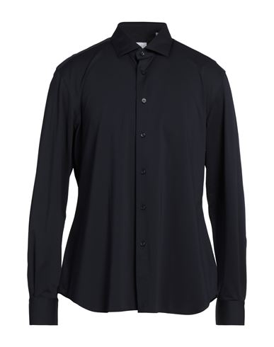 Xacus Man Shirt Midnight Blue Size 18 Polyamide, Elastane