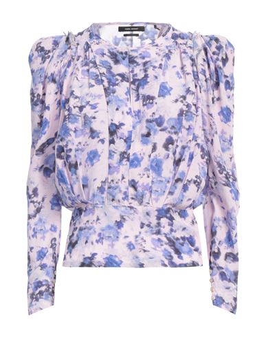 Shop Isabel Marant Woman Top Blue Size 8 Silk