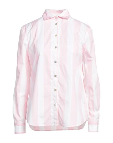 Barba Napoli Woman Shirt Light Pink Size 8 Cotton
