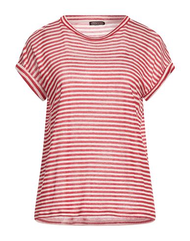 Maliparmi Malìparmi Woman T-shirt Red Size L Linen, Viscose