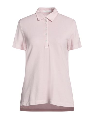 Fedeli Woman Polo Shirt Light Pink Size 8 Cotton