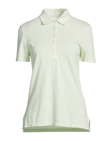 Fedeli Woman Polo Shirt Light Green Size 8 Cotton