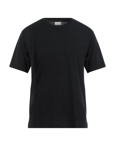 Dries Van Noten Man T-shirt Black Size L Cotton