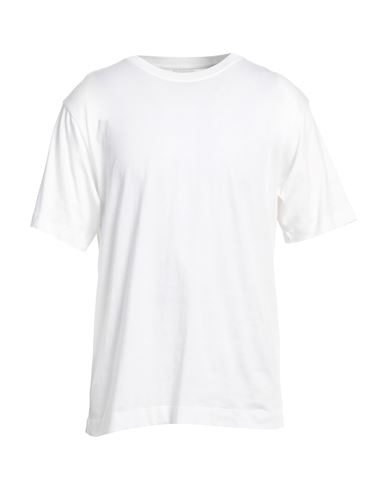 Dries Van Noten Man T-shirt White Size Xl Cotton In White
