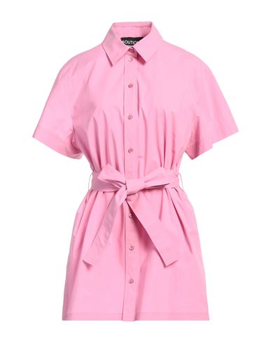 Shop Boutique Moschino Woman Shirt Pink Size 8 Cotton, Elastane