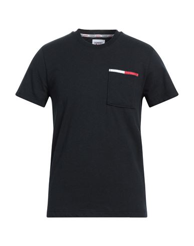 Tommy Jeans Man T-shirt Black Size S Cotton, Polyester