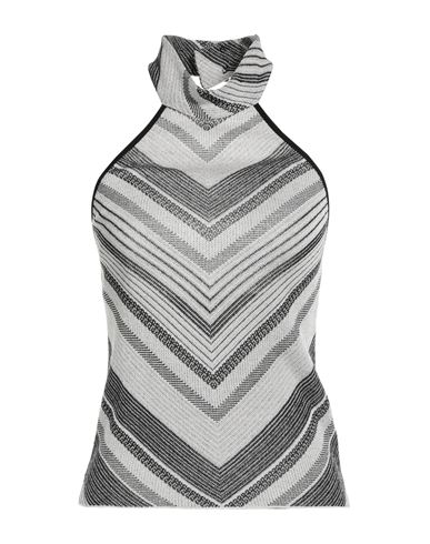 Icona By Kaos Woman Top Beige Size S Viscose, Polyamide, Polyester In Green