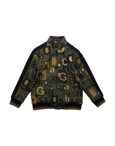 Dolce & Gabbana Babies'  Toddler Boy Sweatshirt Military Green Size 7 Cotton, Elastane In Multi