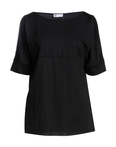 Shop Diana Gallesi Woman T-shirt Black Size 8 Viscose, Polyamide