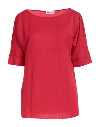 Shop Diana Gallesi Woman T-shirt Red Size 10 Viscose, Polyamide