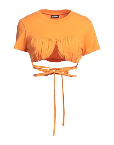 Shop Jacquemus Woman Top Mandarin Size S Organic Cotton