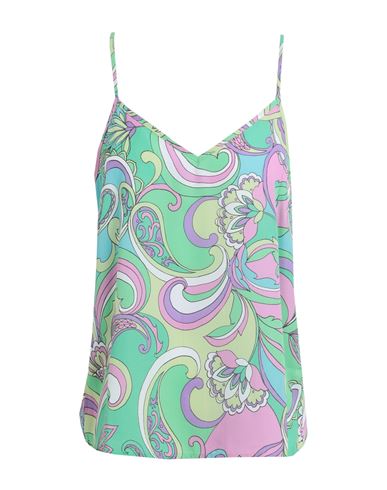 Only Woman Top Green Size Xs Recycled Polyester, Polyester