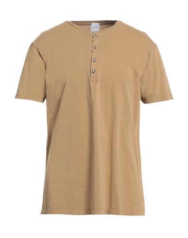 Stilosophy Man T-shirt Camel Size Xl Cotton In Beige