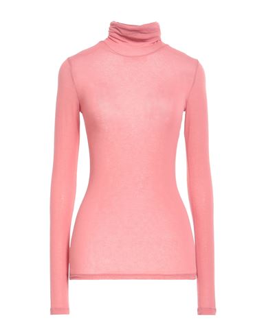 Solotre Woman T-shirt Pastel Pink Size 4 Viscose, Polyamide, Wool, Elastane