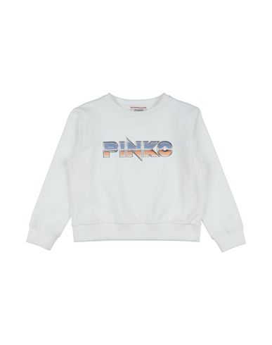 Shop Pinko Up Toddler Girl Sweatshirt Off White Size 4 Cotton