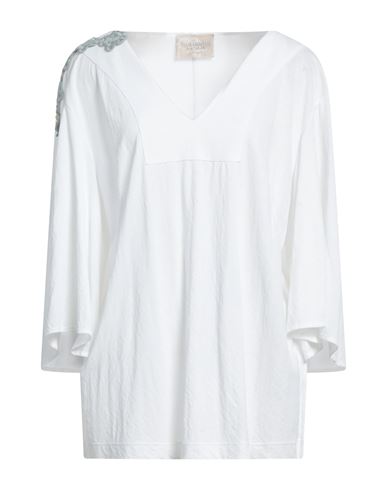 Elisa Cavaletti By Daniela Dallavalle Woman Top White Size 10 Viscose, Polyamide