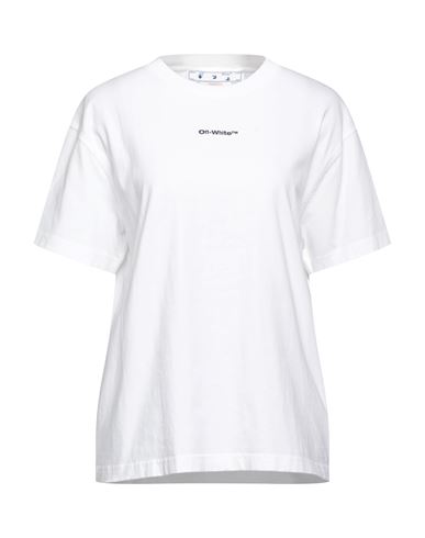 Off-white Woman T-shirt White Size M Cotton