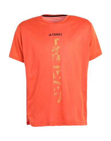 Adidas Originals Adidas Terrex Agravic Trail Running T-shirt Man T-shirt Orange Size Xl Recycled Polyester
