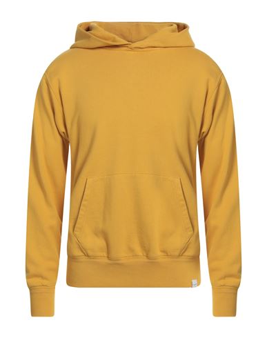 Paolo Pecora Man Sweatshirt Ocher Size S Cotton, Elastane In Yellow