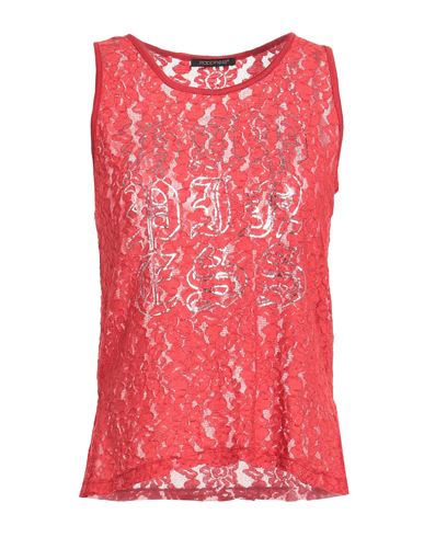 Happiness Woman Top Red Size M Polyamide, Viscose
