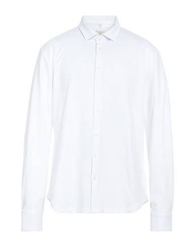 Q1 Man Shirt White Size 17 ½ Cotton, Elastane