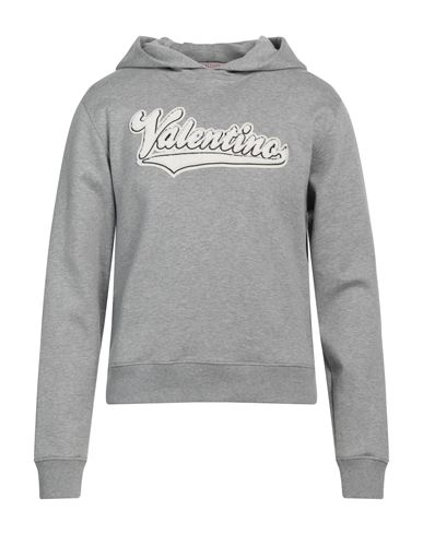 Valentino Garavani Man Sweatshirt Grey Size Xl Cotton, Polyamide