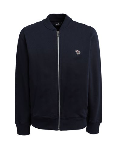 Ps By Paul Smith Ps Paul Smith Bomber-style Zip Sweatshirt In Blue