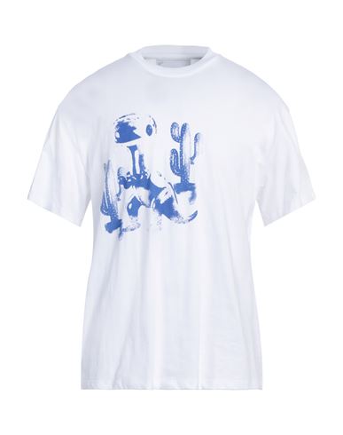 Neil Barrett Man T-shirt White Size Xxl Cotton